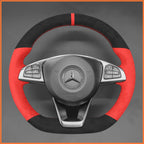 MEWANT Couvre Volant pour Mercedes-Benz C-Class W205 AMG C43 CLA-Class C117 CLS-Class C218 SL-Class R231 GLC-Class X253 C253