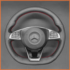 MEWANT Couvre Volant pour Mercedes-Benz C-Class W205 AMG C43 CLA-Class C117 CLS-Class C218 SL-Class R231 GLC-Class X253 C253