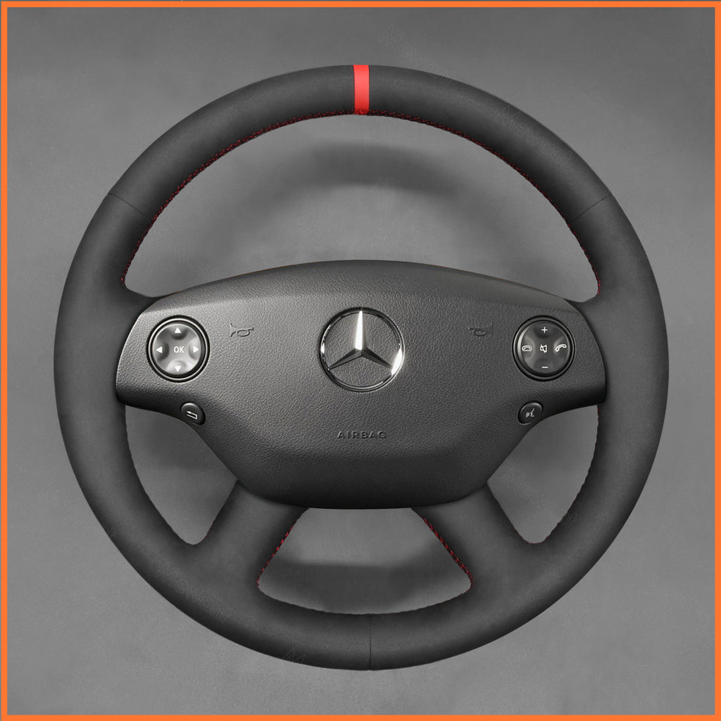 MEWANT Couvre Volant pour Mercedes-Benz CL-Class C216 2007-2010  S-Class W221 2007-2009