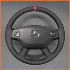 MEWANT Couvre Volant pour Mercedes-Benz CL-Class C216 2007-2010  S-Class W221 2007-2009