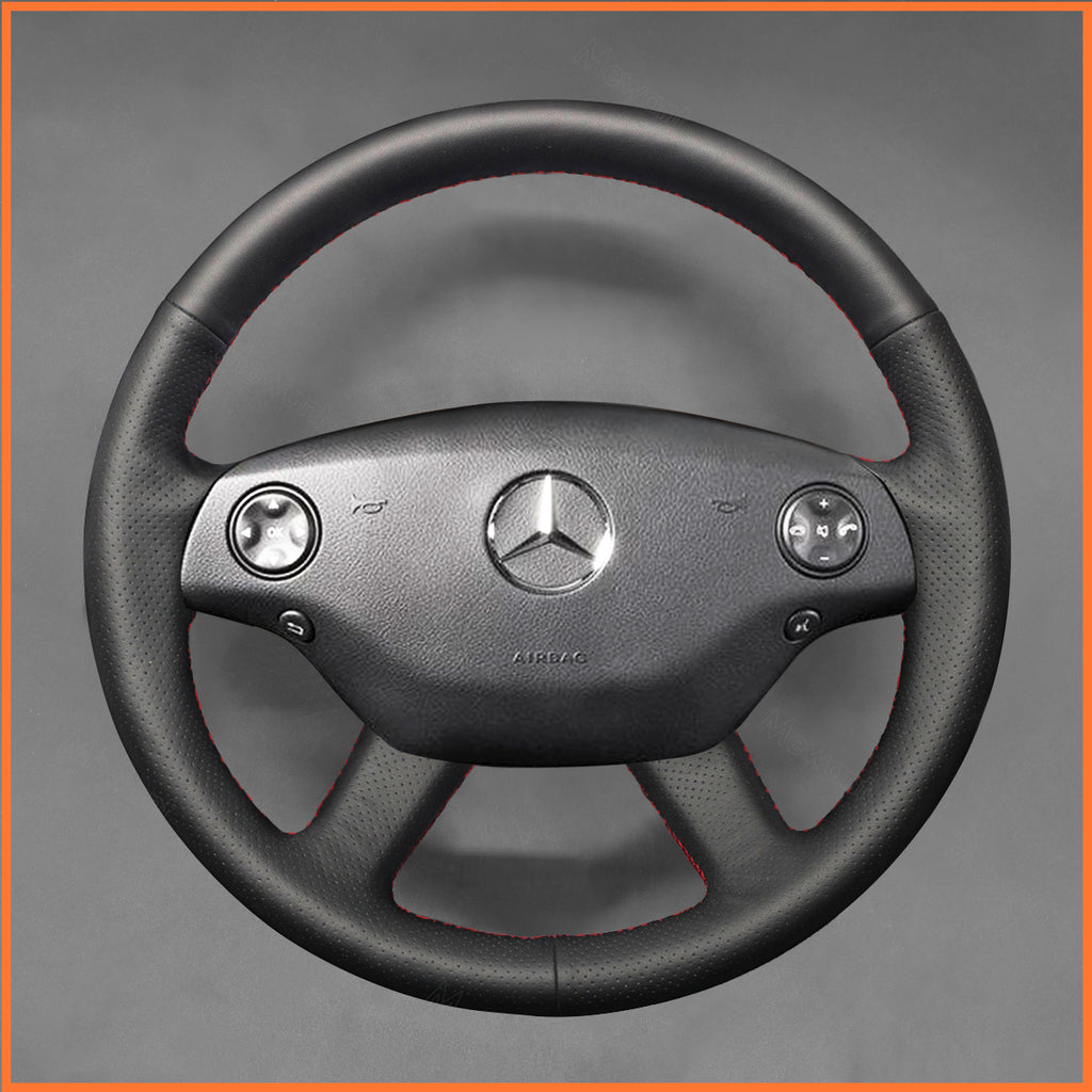 MEWANT Couvre Volant pour Mercedes-Benz CL-Class C216 2007-2010  S-Class W221 2007-2009