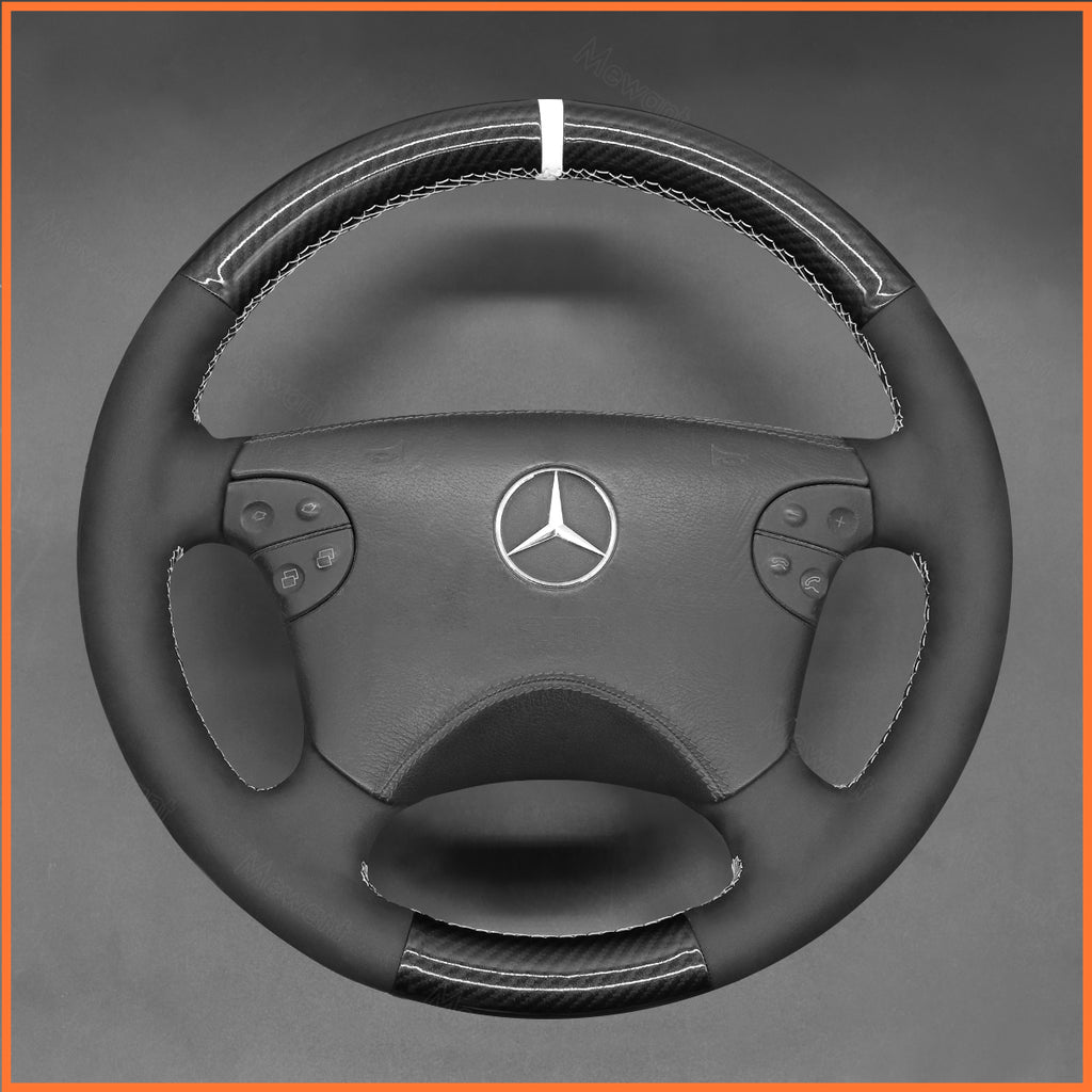 MEWANT Couvre Volant pour Mercedes-Benz CLK-Class W208 C208 E-Class W210 G-Class W463