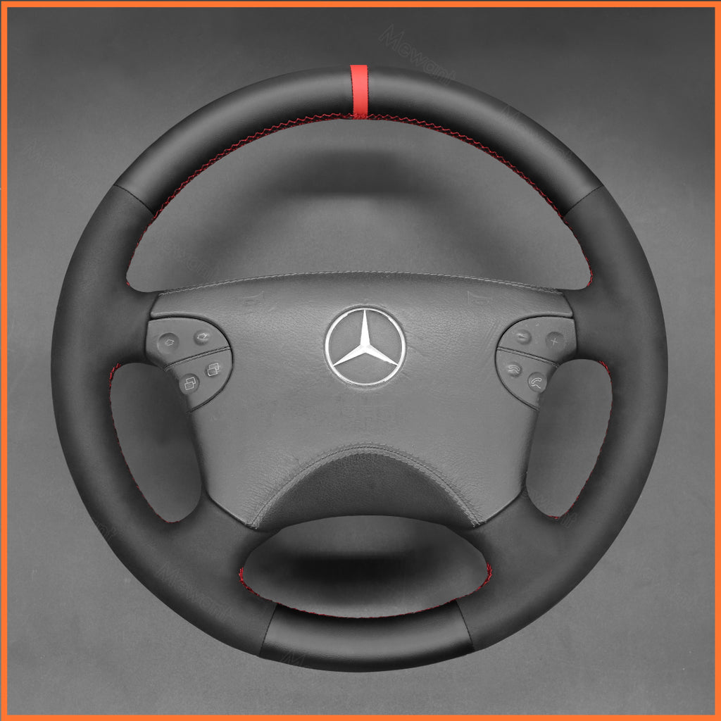 MEWANT Couvre Volant pour Mercedes-Benz CLK-Class W208 C208 E-Class W210 G-Class W463