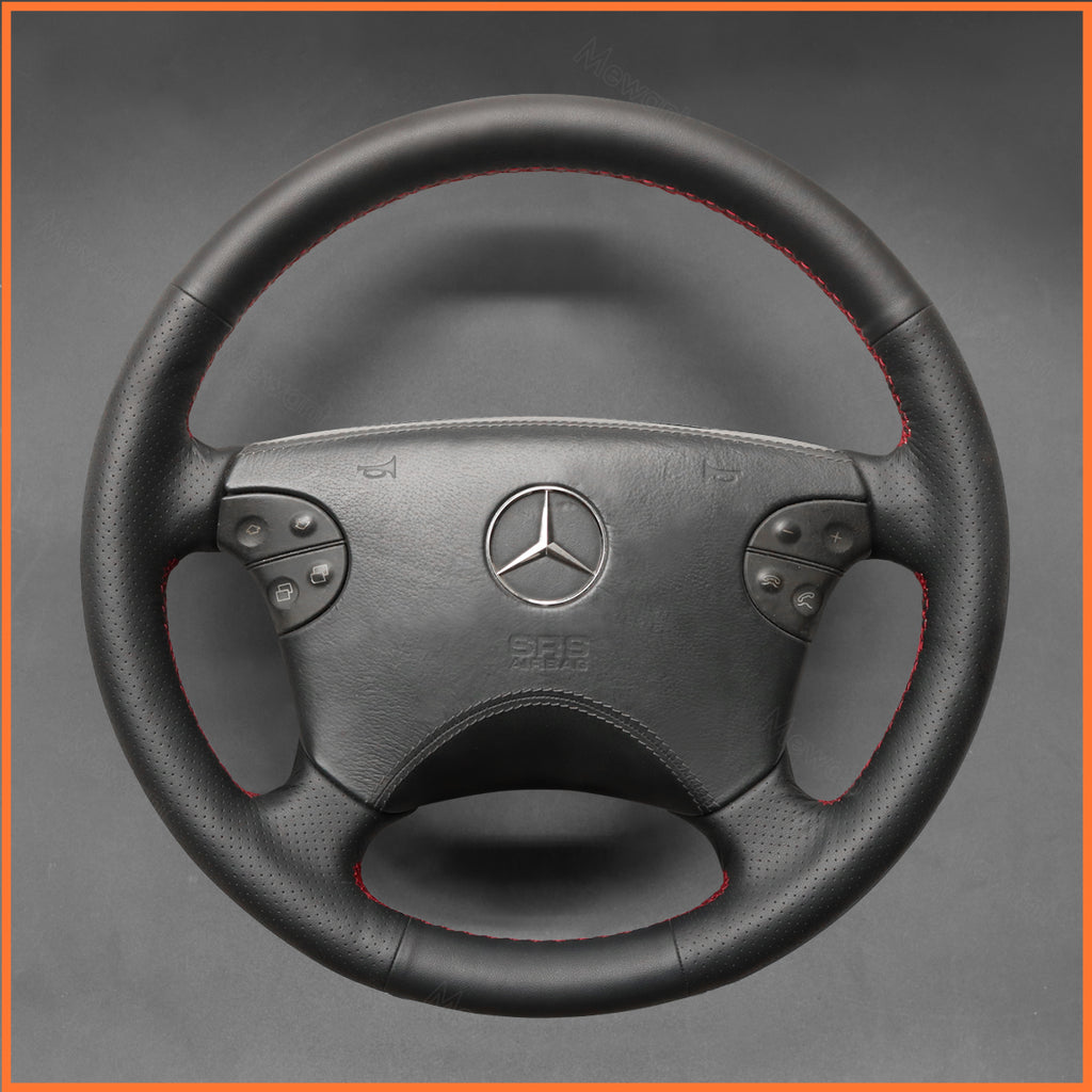 MEWANT Couvre Volant pour Mercedes-Benz CLK-Class W208 C208 E-Class W210 G-Class W463