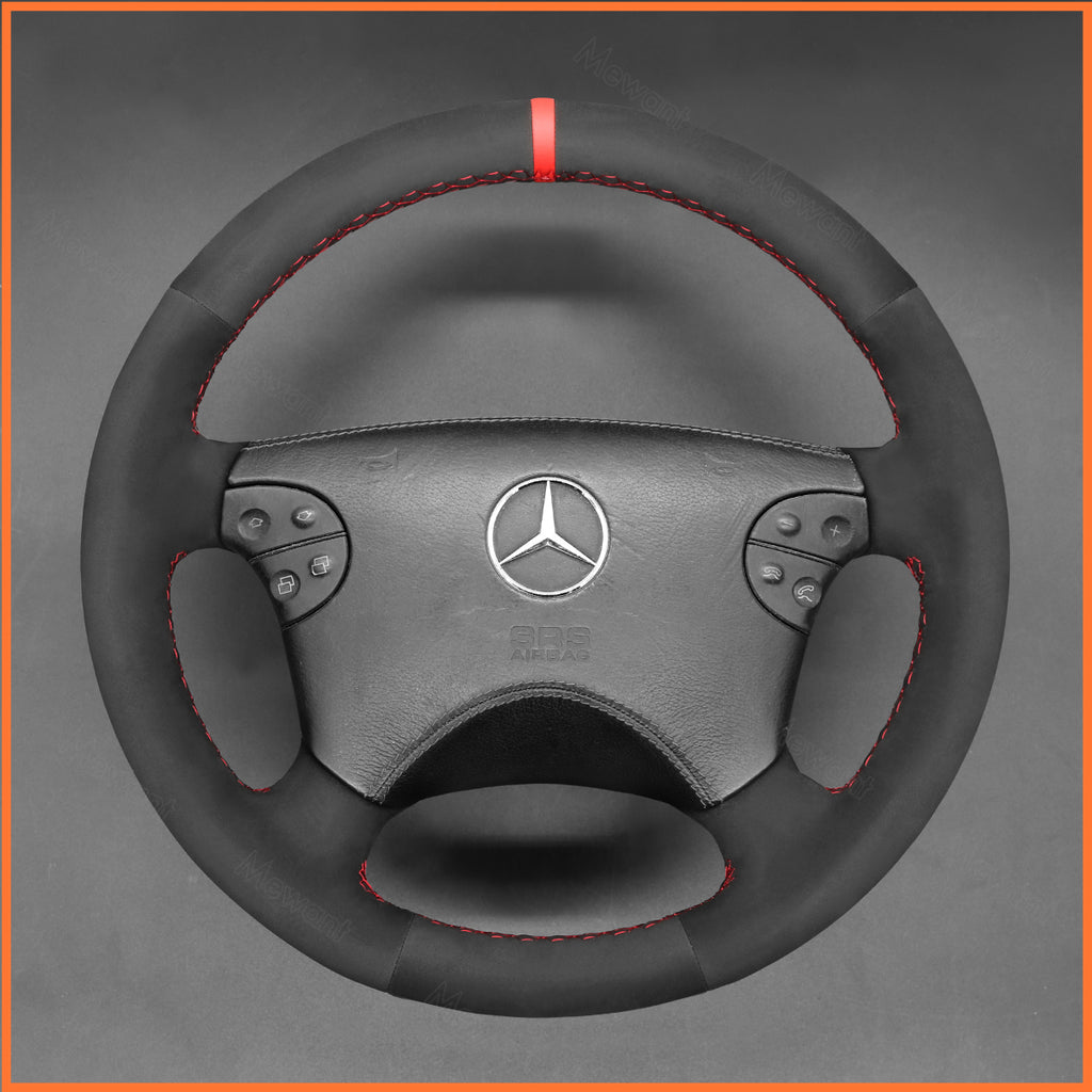 MEWANT Couvre Volant pour Mercedes-Benz CLK-Class W208 C208 E-Class W210 G-Class W463