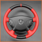 MEWANT Couvre Volant pour Mercedes-Benz E-Class W211 2003-2006 G-Class W463 2003-2007