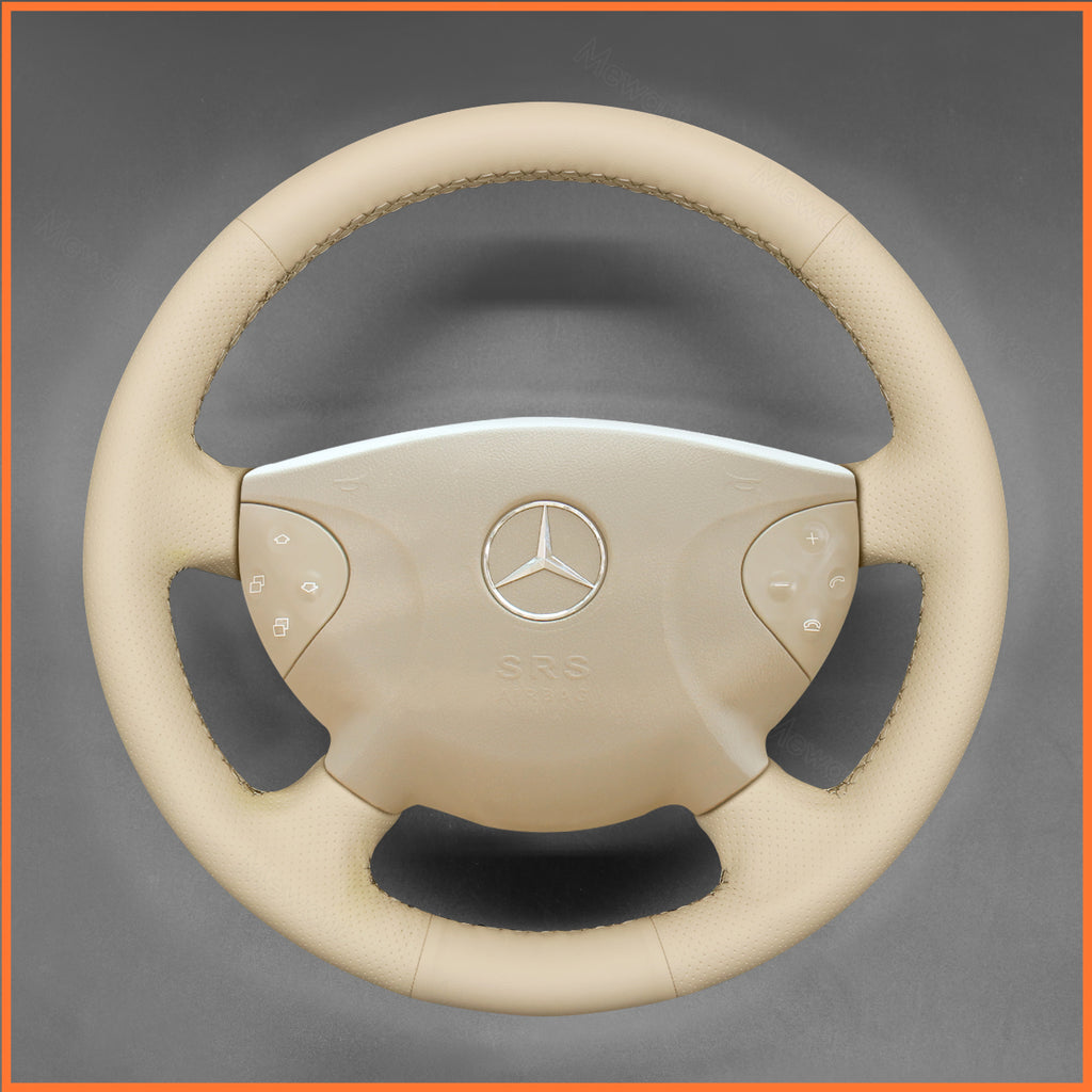 MEWANT Couvre Volant pour Mercedes-Benz E-Class W211 2003-2006 G-Class W463 2003-2007