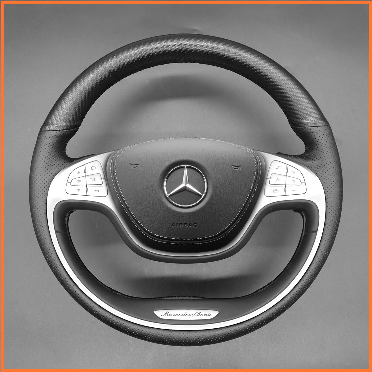 MEWANT Couvre Volant pour Mercedes-Benz S-Class W222 2014-2017