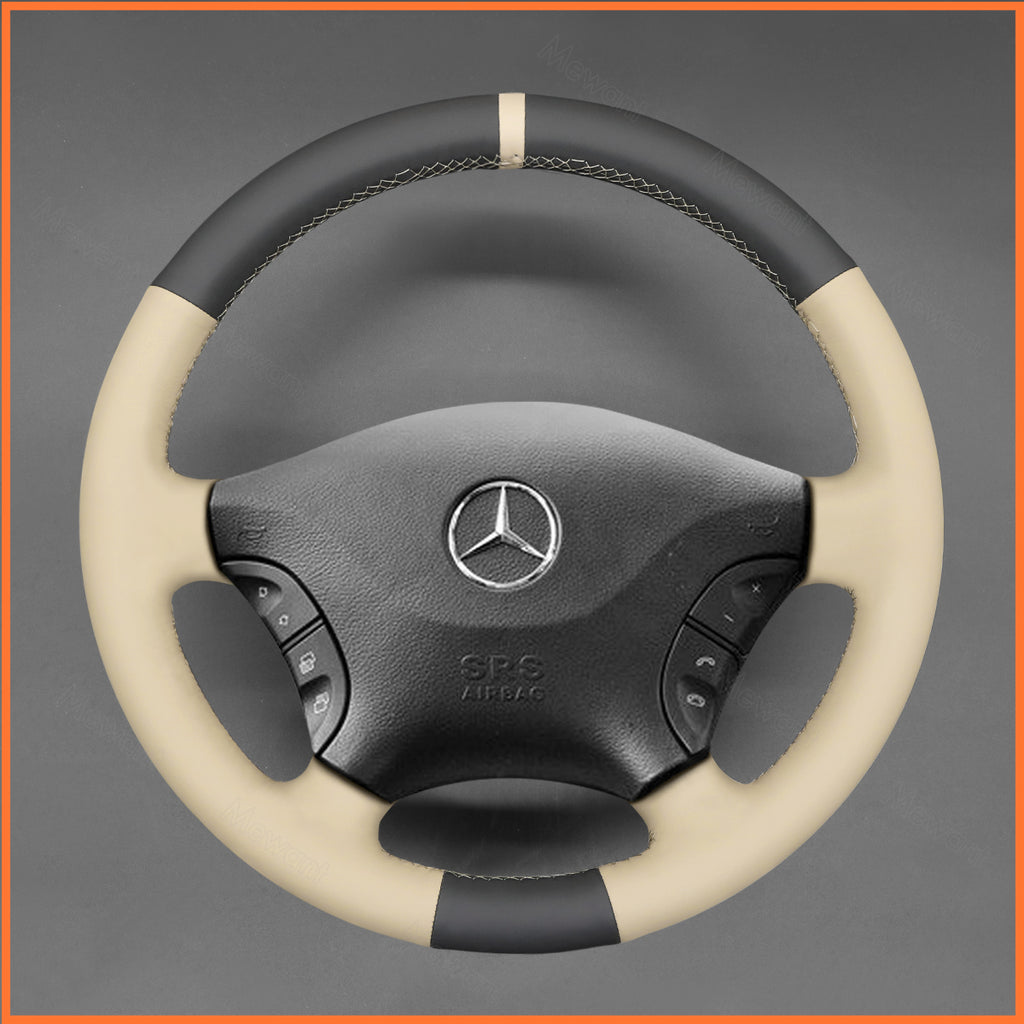 MEWANT Couvre Volant pour Mercedes-Benz Viano W639 2003-2010  Vito 2003-2014  Sprinter 2006-2013