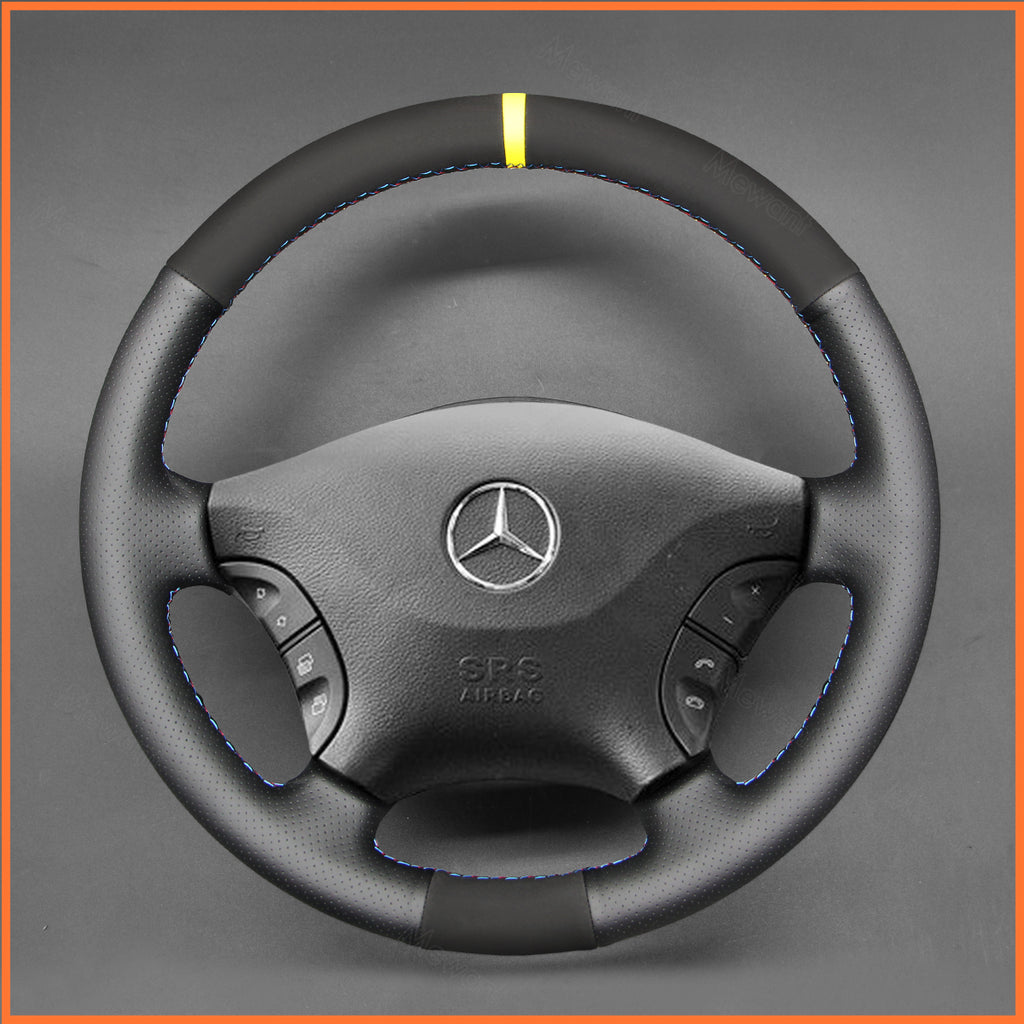 MEWANT Couvre Volant pour Mercedes-Benz Viano W639 2003-2010  Vito 2003-2014  Sprinter 2006-2013