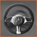 MEWANT Couvre Volant pour Mercedes-Benz W177V177 W247 W206 C118 EQA H243 EQB (X243) 2024 EQE (V295) EQV W447 GLA-Class H247 GLB-Class X247 GLC-Class X254 V-Class W447