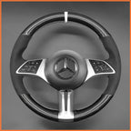 MEWANT Couvre Volant pour Mercedes-Benz W177V177 W247 W206 C118 EQA H243 EQB (X243) 2024 EQE (V295) EQV W447 GLA-Class H247 GLB-Class X247 GLC-Class X254 V-Class W447