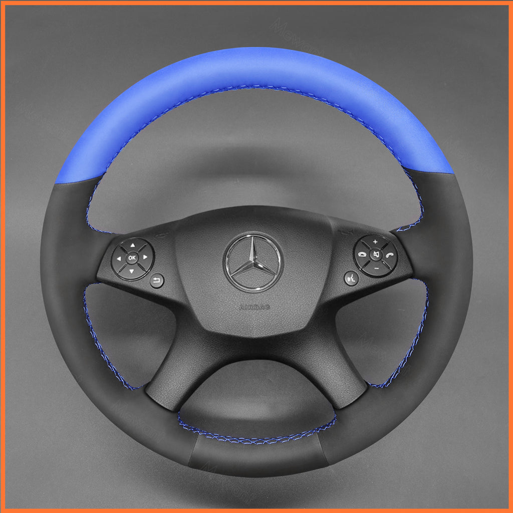 MEWANT Couvre Volant pour Mercedes-Benz W204 C-Class 2007-2010 Mercedes-Benz C280 C230 C180 C260 C200 C300