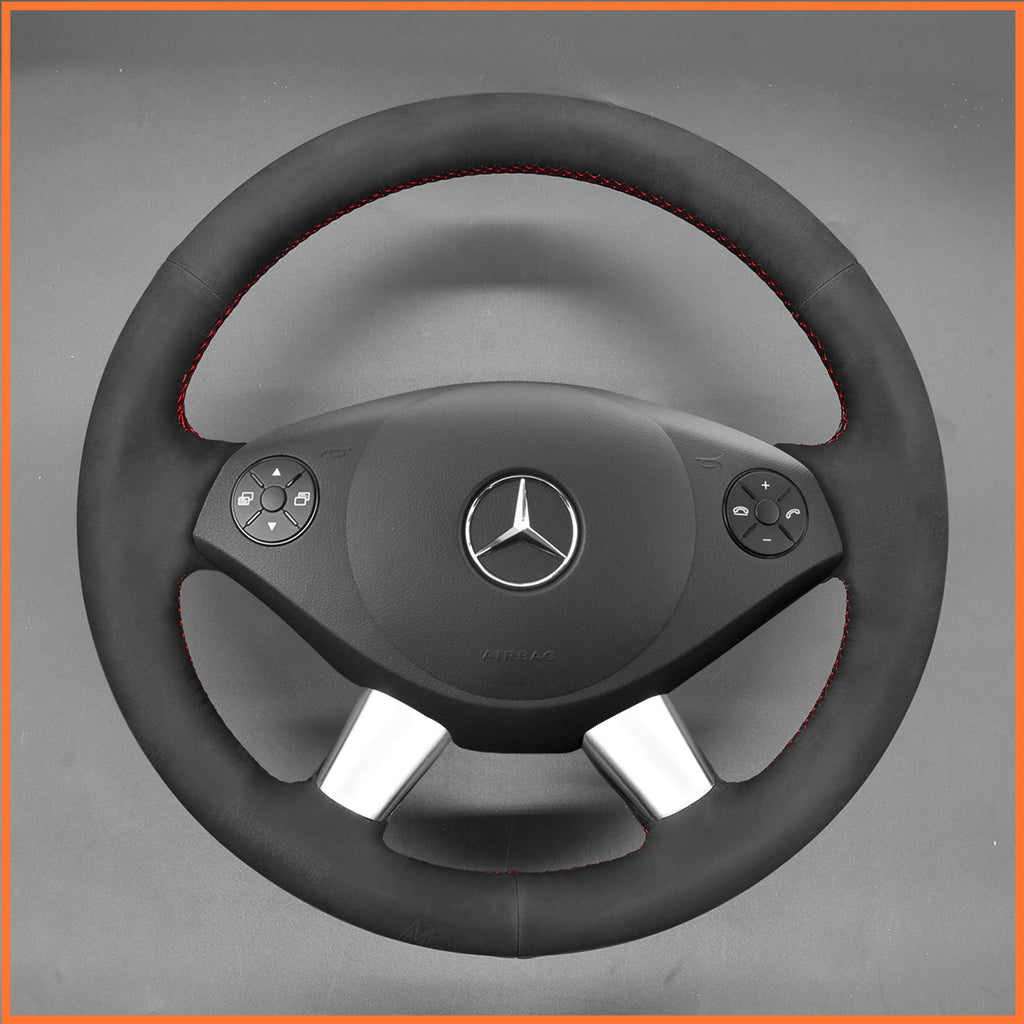 MEWANT Couvre Volant pour Mercedes-Benz W639 Viano 2010-2015  Vito 2010-2015  Valente 2012-2015