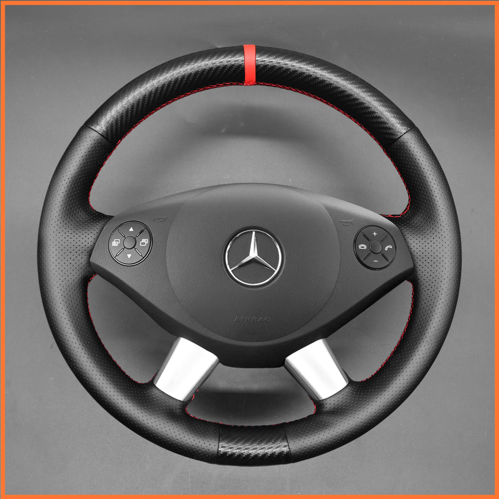 MEWANT Couvre Volant pour Mercedes-Benz W639 Viano 2010-2015  Vito 2010-2015  Valente 2012-2015