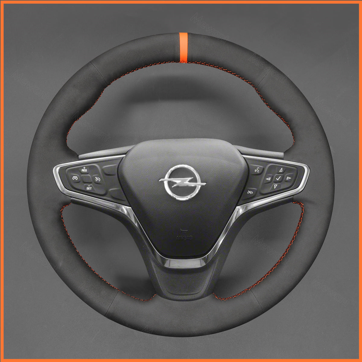MEWANT Couvre Volant pour Opel Ampera -E Opel Ampera-e 2016-2020