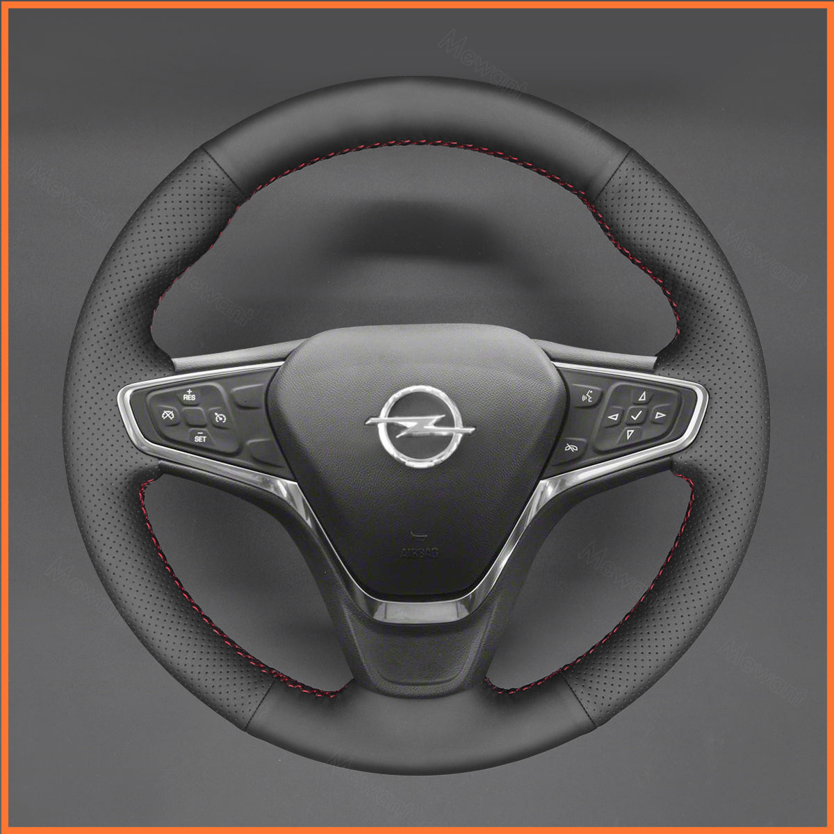 MEWANT Couvre Volant pour Opel Ampera -E Opel Ampera-e 2016-2020