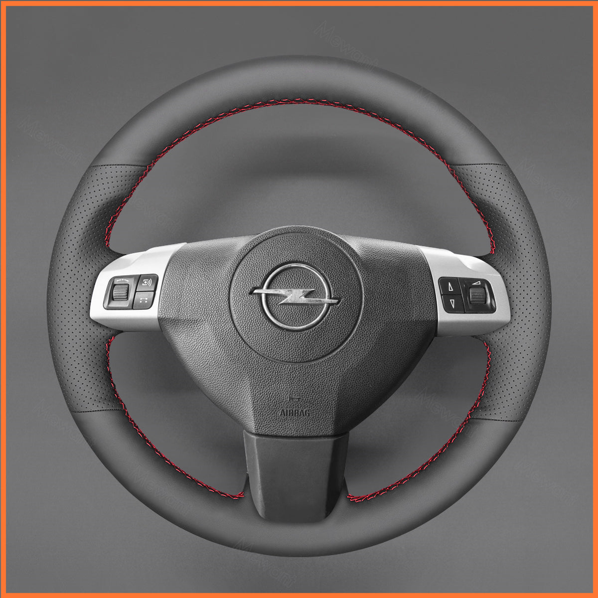 MEWANT Couvre Volant pour Opel Astra (H) 2004-2009 / Zaflra (B) 2005-2014 / Signum 2004-2008 / Vectra (C) 2002-2009