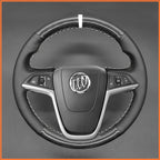 MEWANT Couvre Volant pour Opel Astra (J)  Mokka  Mokka X  Zafira (C) Insignia (A) Insignia CT  Ampera (I)  Cascada  Meriva (B) 2010-2017