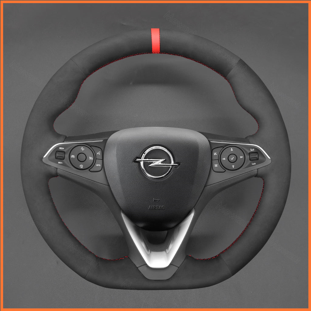 MEWANT Couvre Volant pour Opel Astra (K) Combo Corsa(E|F) Grandland X Insignia (CT) B