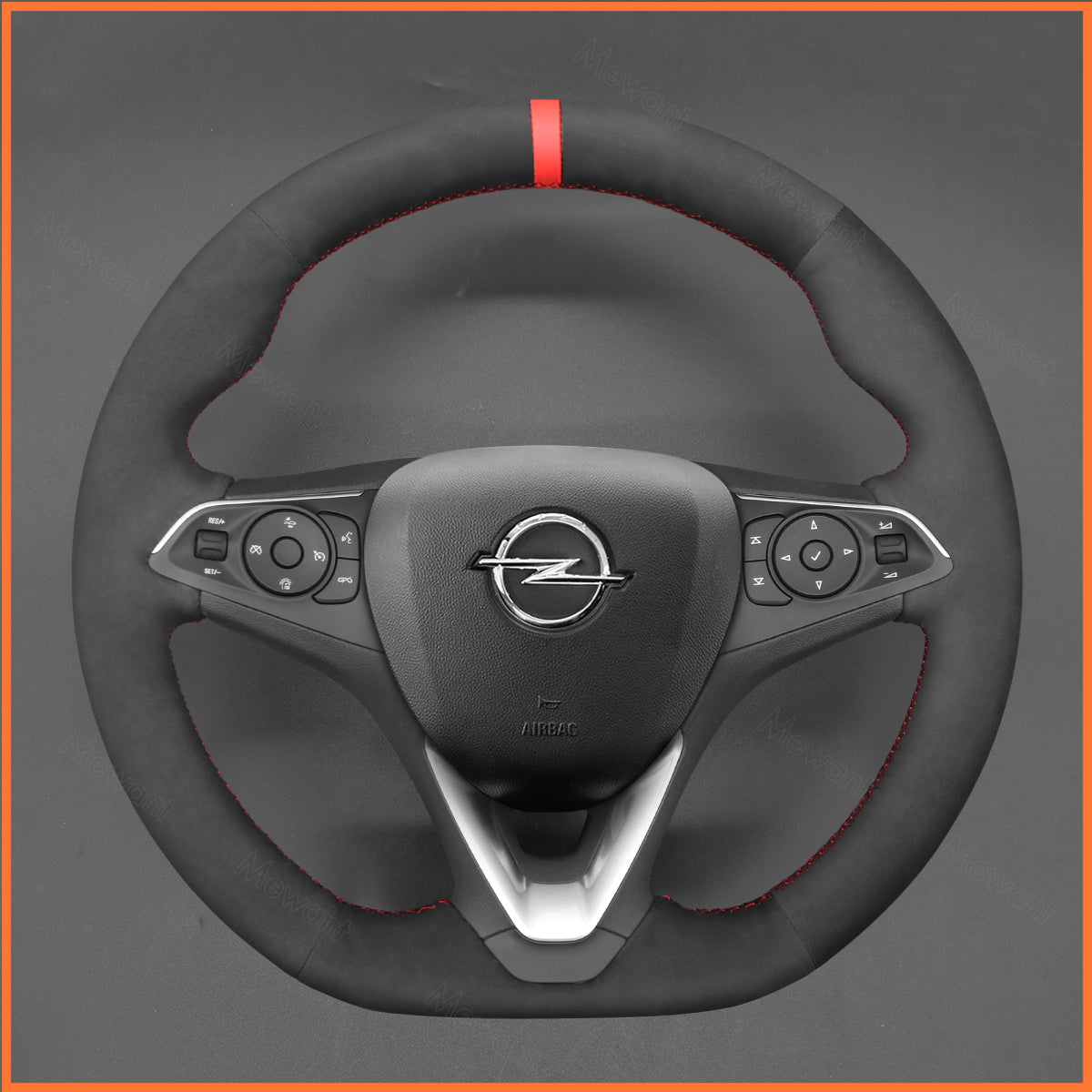 MEWANT Couvre Volant pour Opel Astra (K) Combo Corsa(E|F) Grandland X Insignia (CT) B