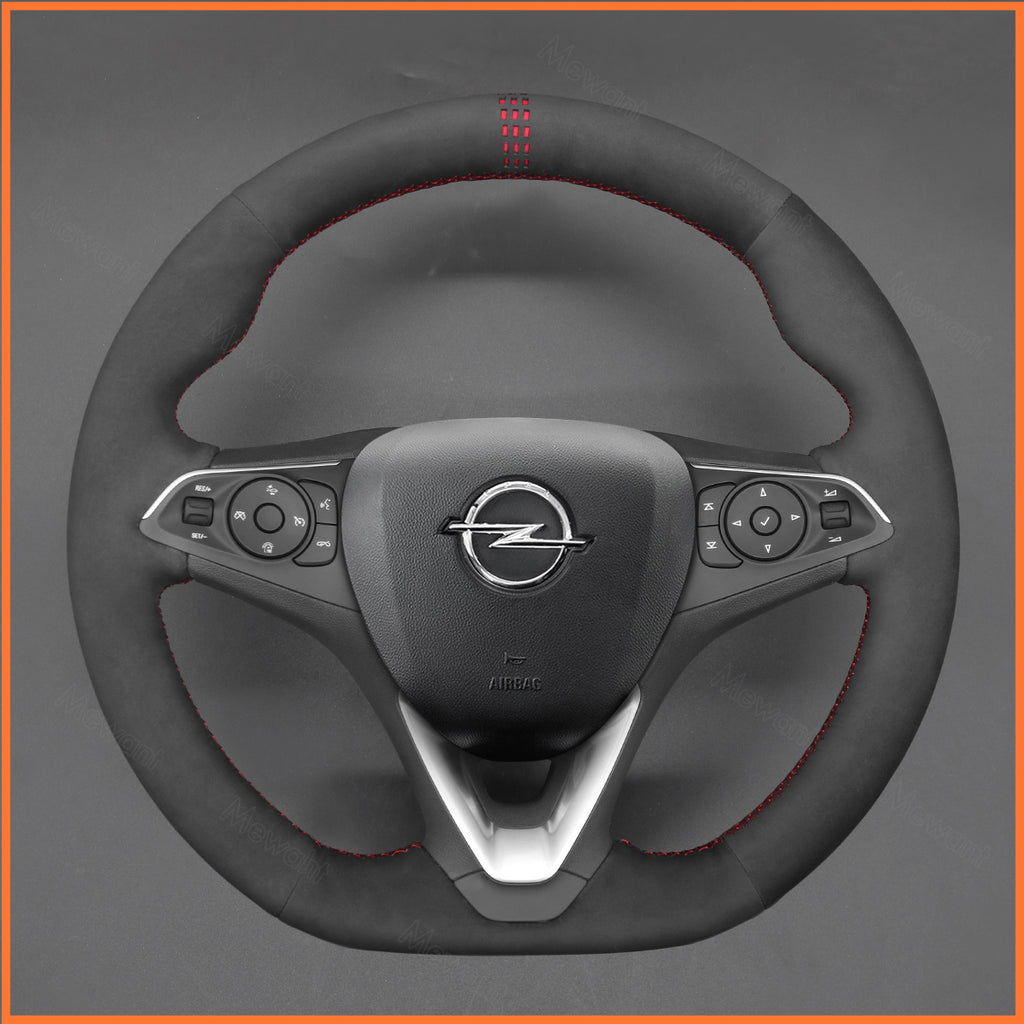 MEWANT Couvre Volant pour Opel Astra (K) Combo Corsa(E|F) Grandland X Insignia (CT) B