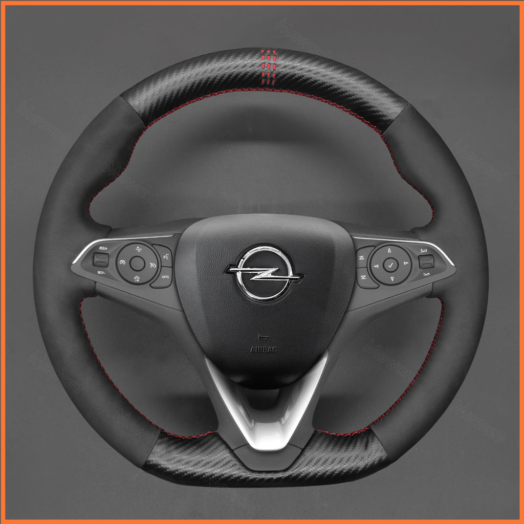 MEWANT Couvre Volant pour Opel Astra (K) Combo Corsa(E|F) Grandland X Insignia (CT) B