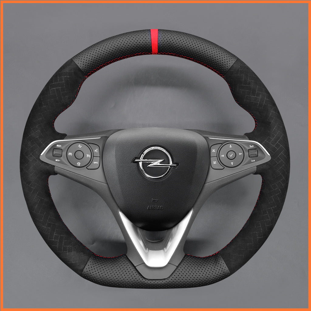 MEWANT Couvre Volant pour Opel Astra (K) Combo Corsa(E|F) Grandland X Insignia (CT) B