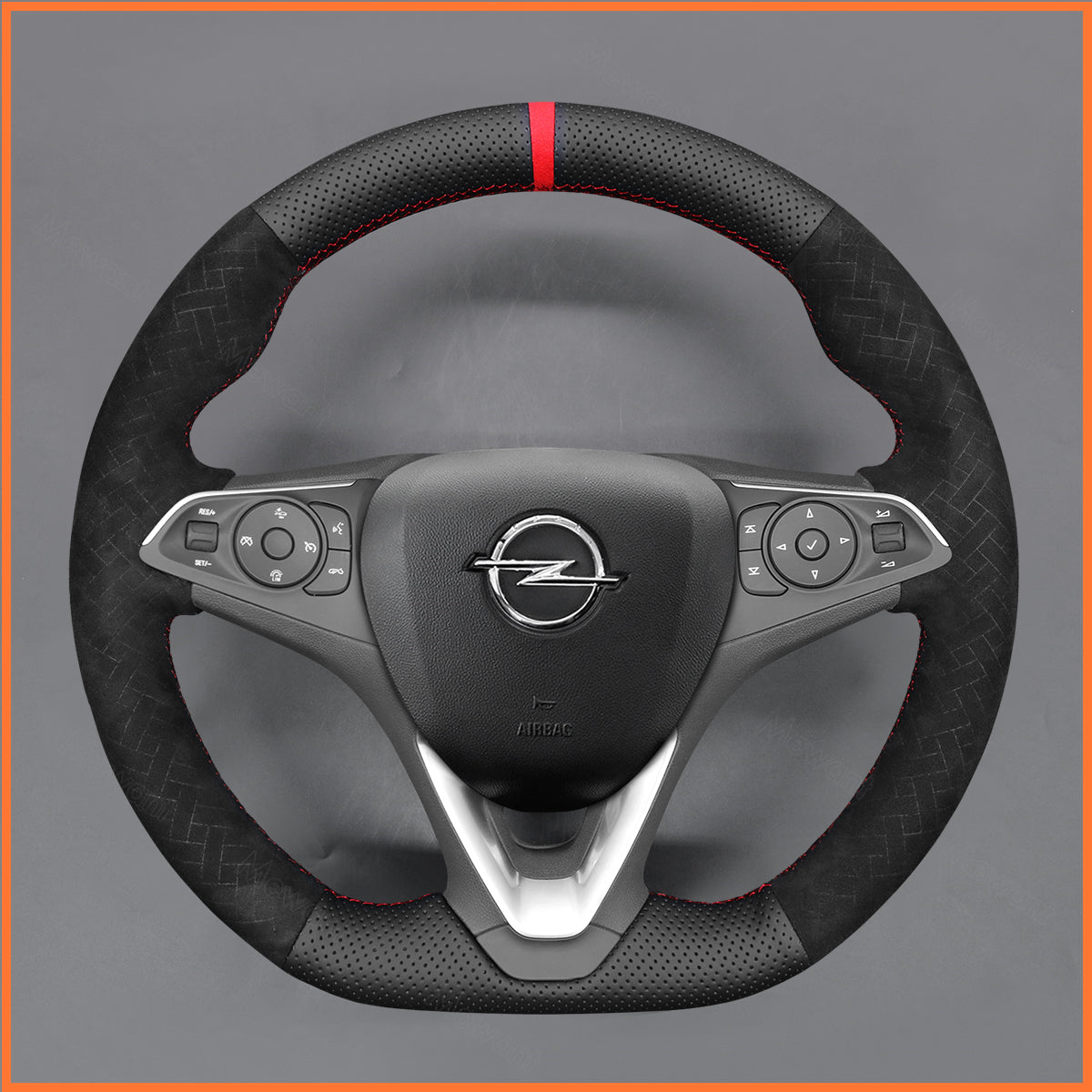 MEWANT Couvre Volant pour Opel Astra (K) Combo Corsa(E|F) Grandland X Insignia (CT) B