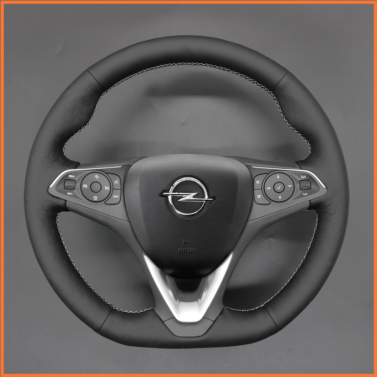 MEWANT Couvre Volant pour Opel Astra (K) Combo Corsa(E|F) Grandland X Insignia (CT) B