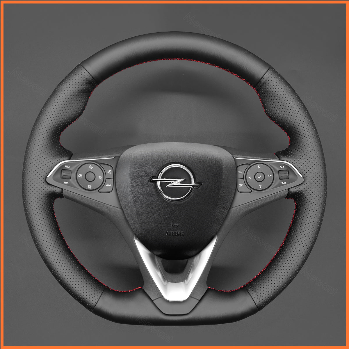 MEWANT Couvre Volant pour Opel Astra (K) Combo Corsa(E|F) Grandland X Insignia (CT) B