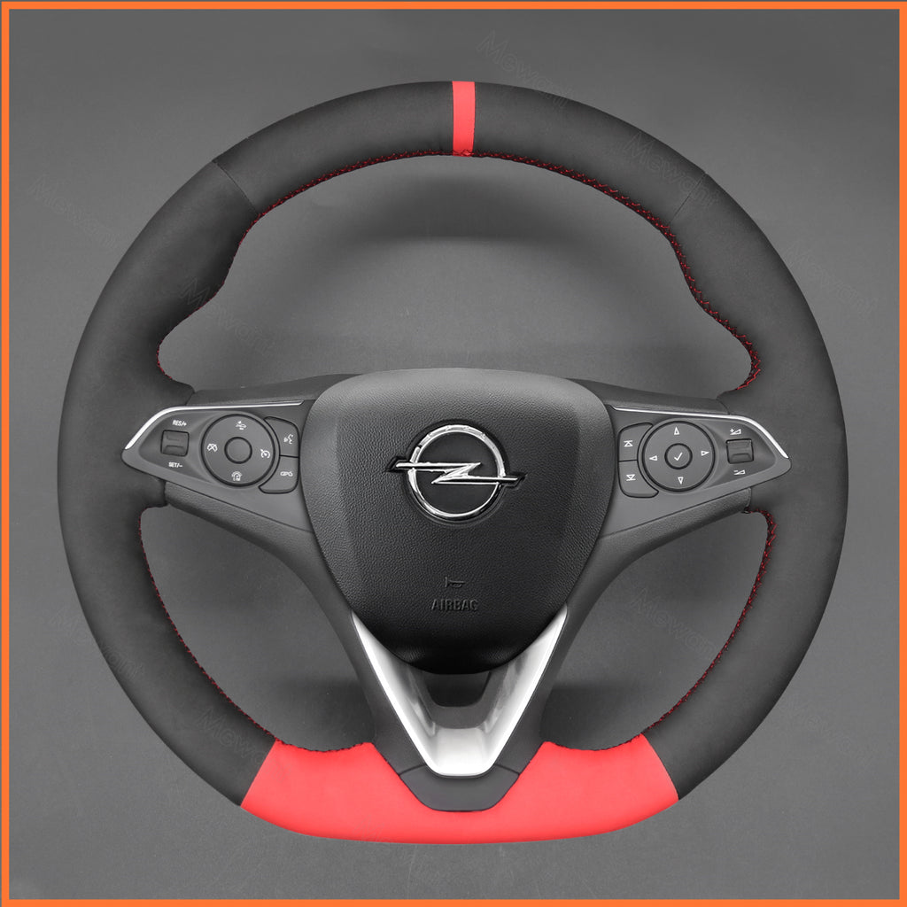 MEWANT Couvre Volant pour Opel Astra (K) Combo Corsa(E|F) Grandland X Insignia (CT) B