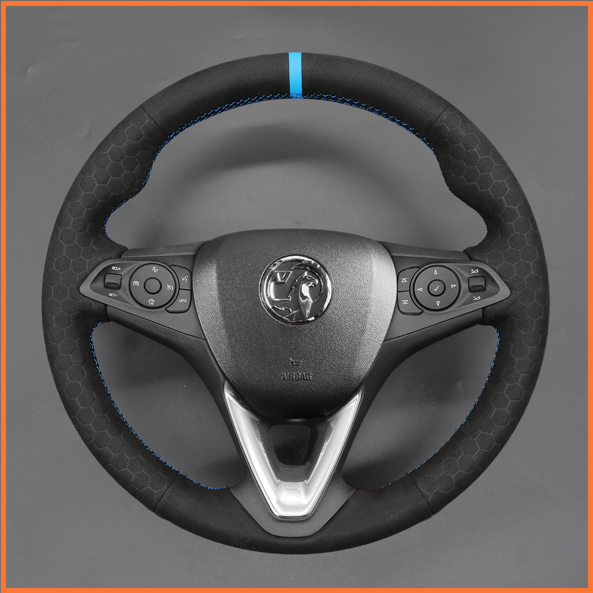 MEWANT Couvre Volant pour Opel Astra (K) Corsa (E) Crossland X Grandland X Insignia (CT) B Karl Zafira (C)