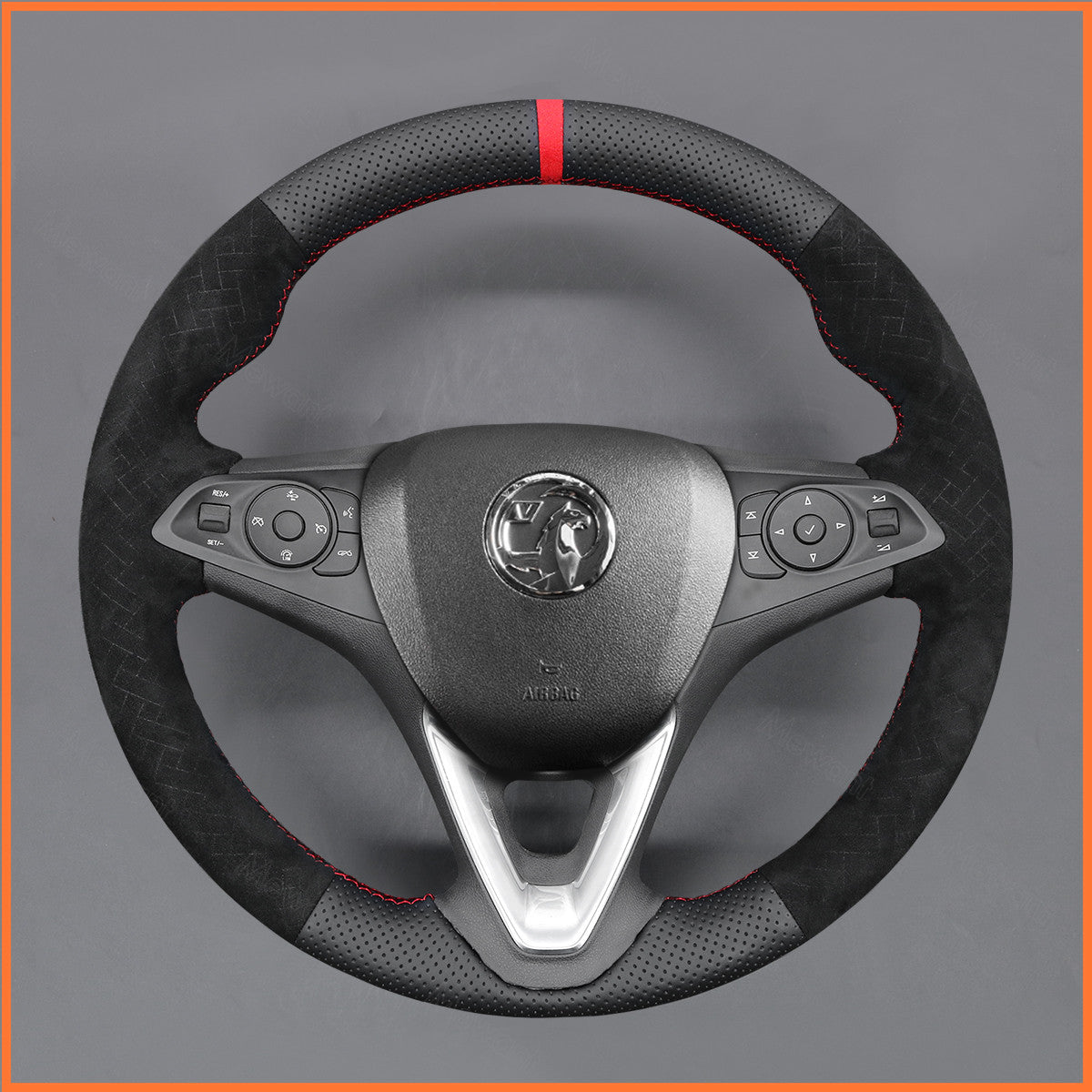 MEWANT Couvre Volant pour Opel Astra (K) Corsa (E) Crossland X Grandland X Insignia (CT) B Karl Zafira (C)