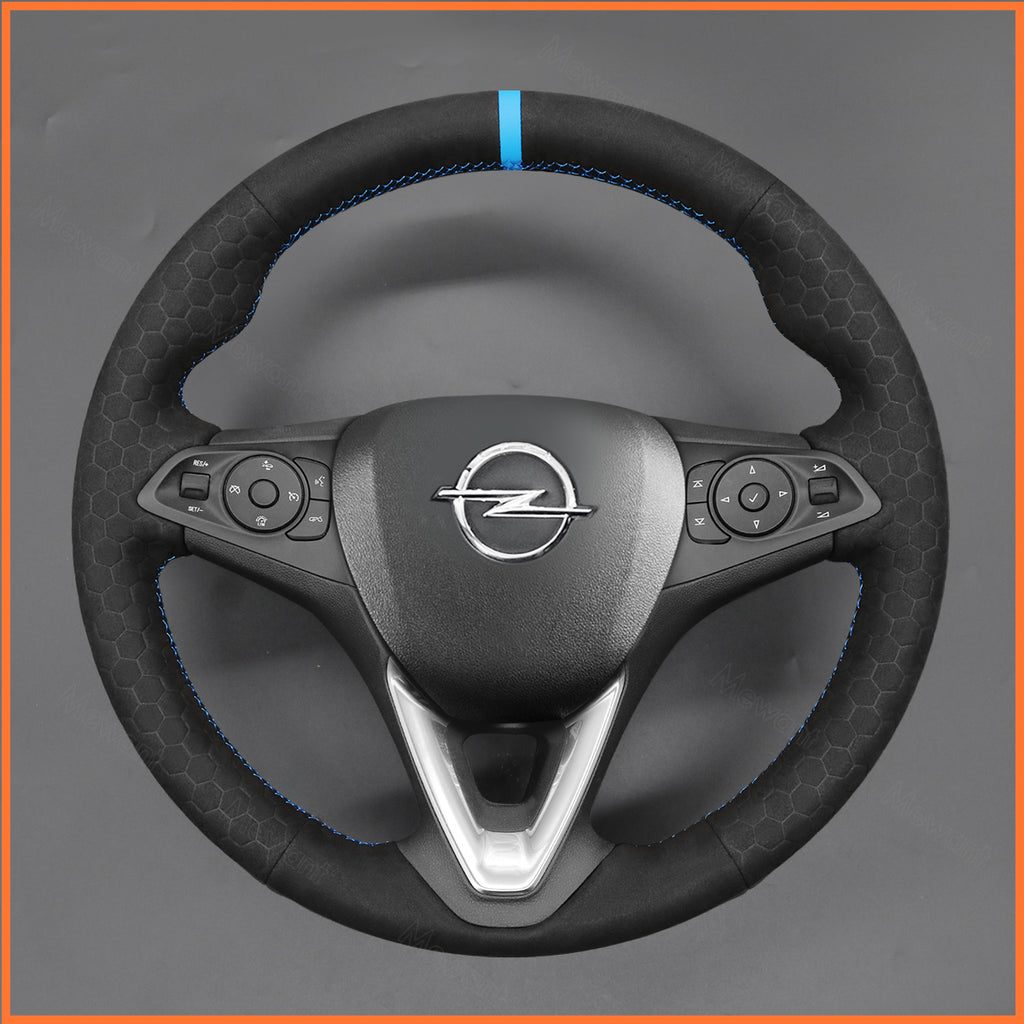 MEWANT Couvre Volant pour Opel Astra (K) Corsa (E) Crossland X Grandland X Insignia (CT) B Karl Zafira (C)
