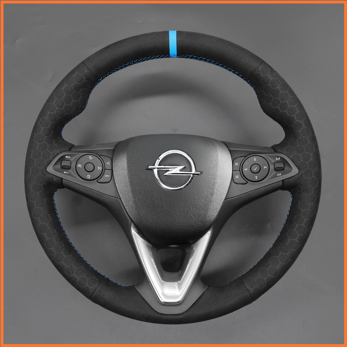 MEWANT Couvre Volant pour Opel Astra (K) Corsa (E) Crossland X Grandland X Insignia (CT) B Karl Zafira (C)