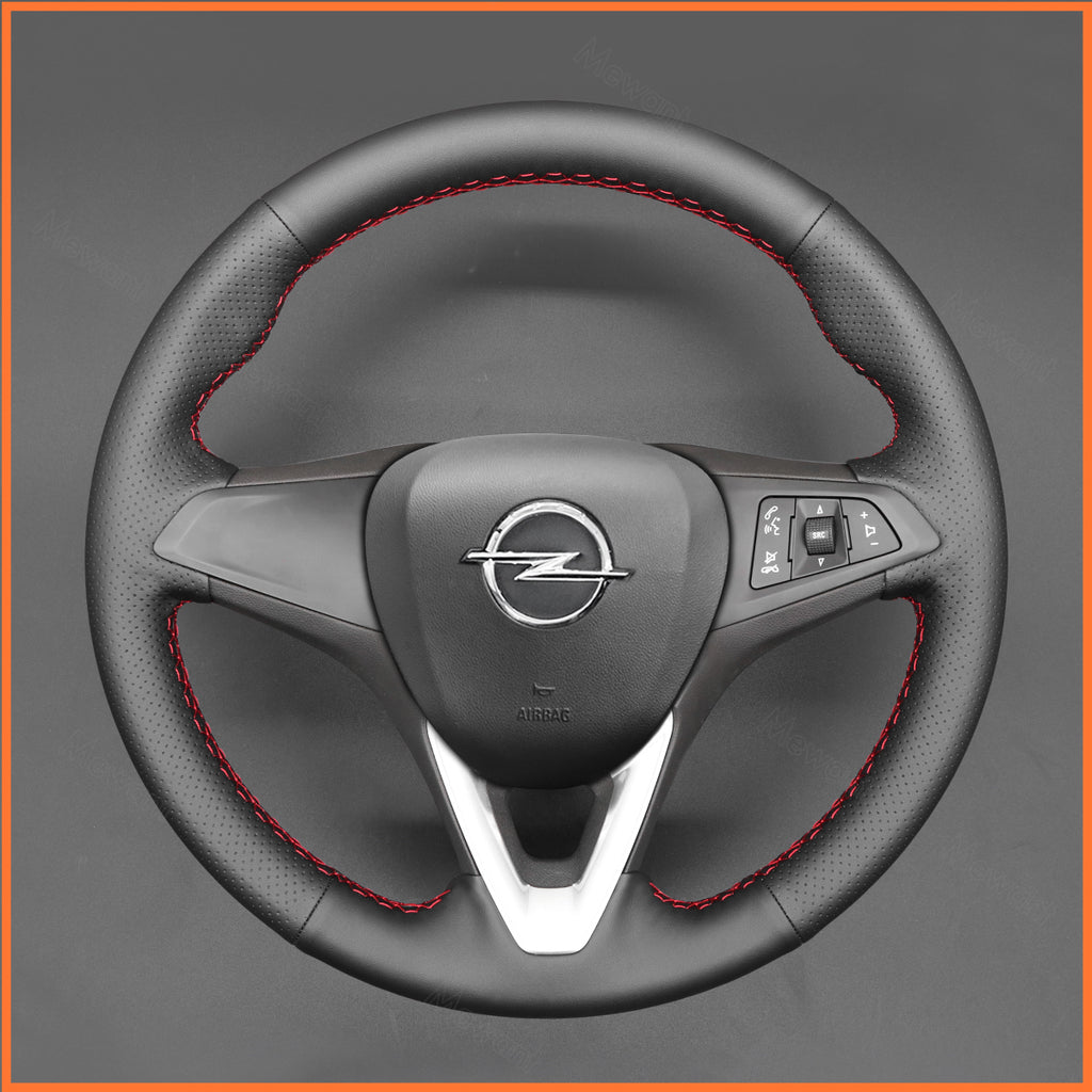 MEWANT Couvre Volant pour Opel Astra (K) Corsa (E) Crossland X Grandland X Insignia (CT) B Karl Zafira (C)