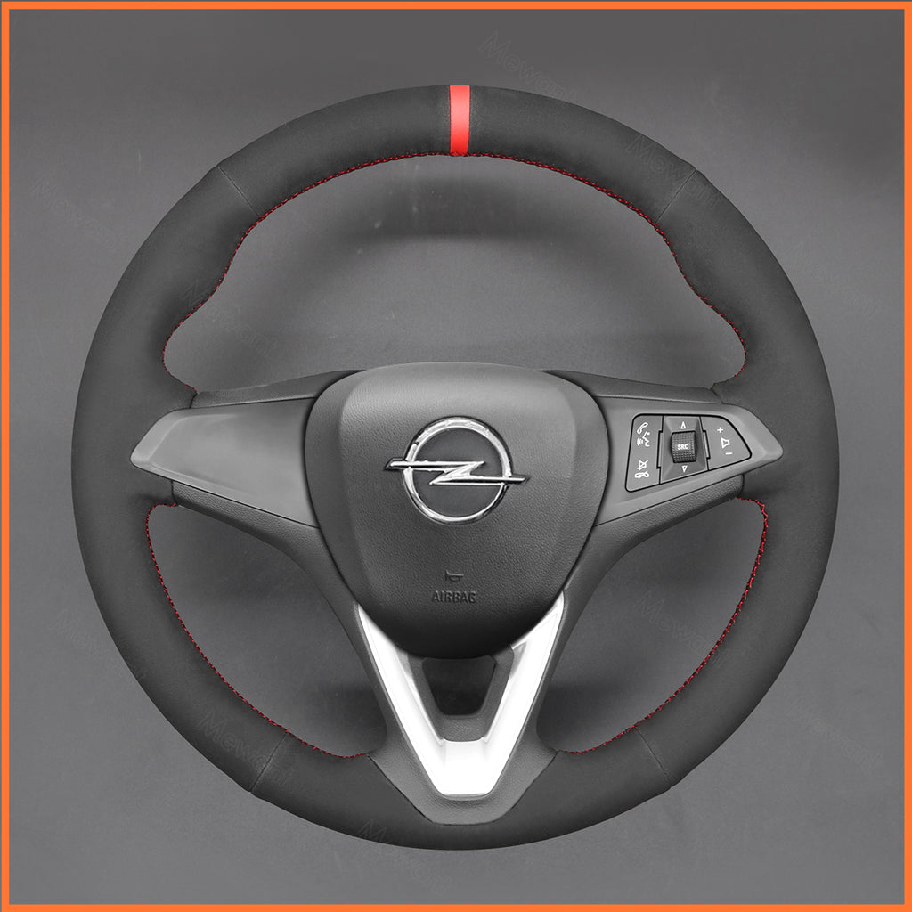 MEWANT Couvre Volant pour Opel Astra (K) Corsa (E) Crossland X Grandland X Insignia (CT) B Karl Zafira (C)