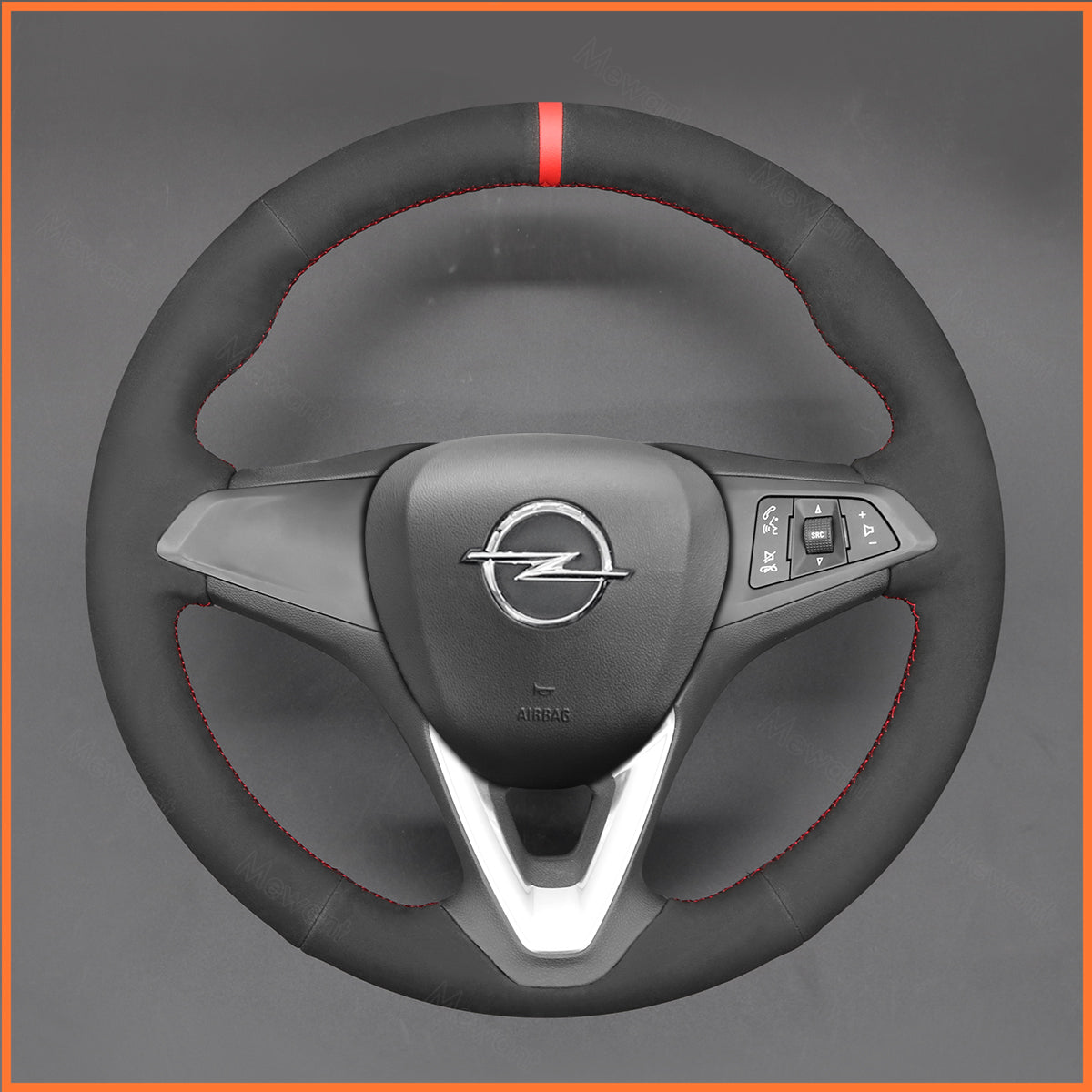 MEWANT Couvre Volant pour Opel Astra (K) Corsa (E) Crossland X Grandland X Insignia (CT) B Karl Zafira (C)