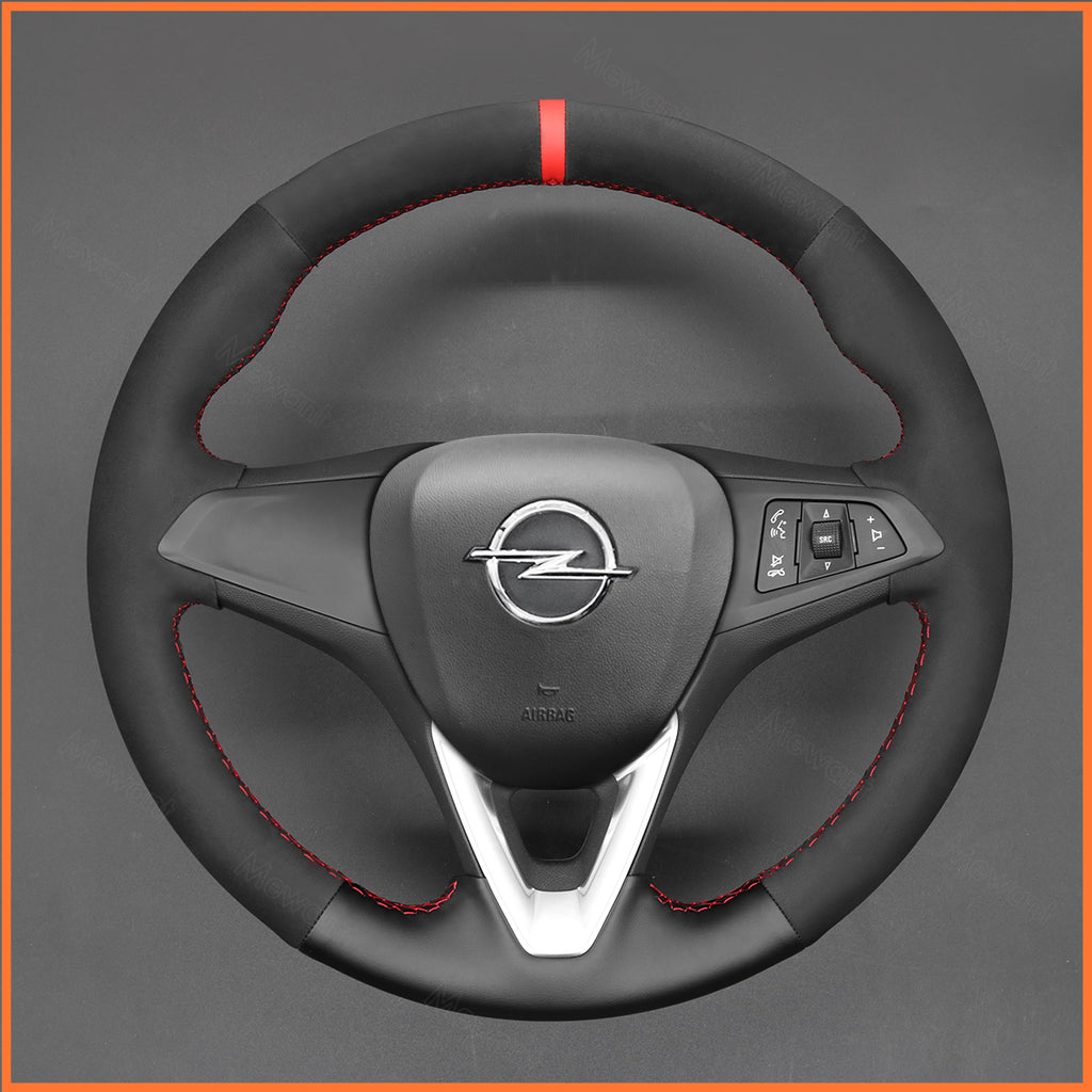 MEWANT Couvre Volant pour Opel Astra (K) Corsa (E) Crossland X Grandland X Insignia (CT) B Karl Zafira (C)