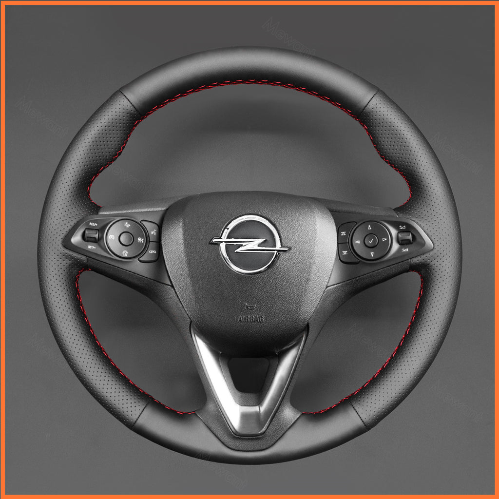MEWANT Couvre Volant pour Opel Astra (K) Corsa (E) Crossland X Grandland X Insignia (CT) B Karl Zafira (C)