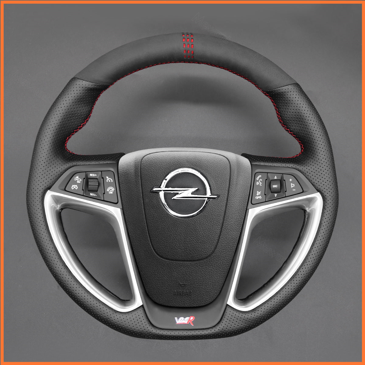 MEWANT Couvre Volant pour Opel Astra OPC 2012-2015 Astra GTC OPC 2012-2018