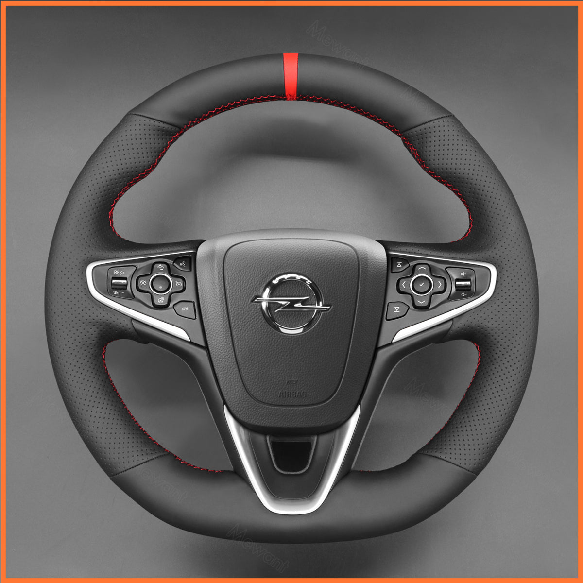 MEWANT Couvre Volant pour Opel Insignia (OPC) 2013-2017
