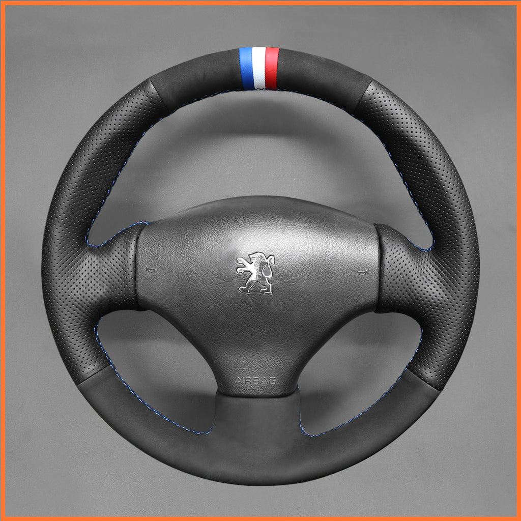 MEWANT Couvre Volant pour Peugeot 206 2001-2009 / 206 CC 2001-2007 / 206 SW 2002-2007