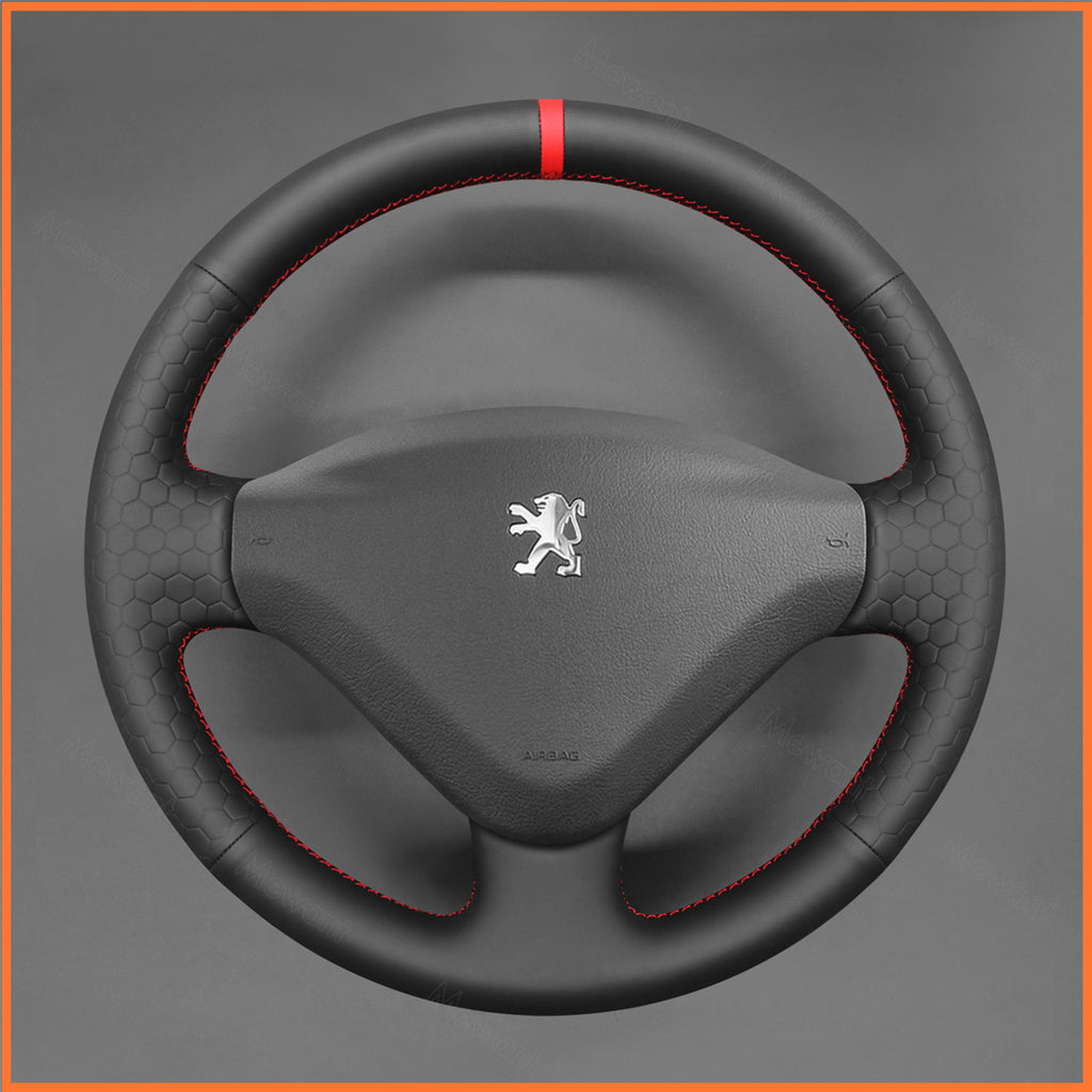 MEWANT Couvre Volant pour Peugeot 206 207 CC 207 SW Expert Partner