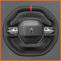 MEWANT Couvre Volant pour Peugeot 208 308 (SW) 2008 3008 508 508 SW 5008  Partner Rifter