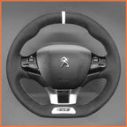 MEWANT Couvre Volant pour Peugeot 208 (GTi/GT Line/GT) / 308 (GT/GTi/GT Line) / 308 SW (GT/GT Line) / 2008 (GT Line) 2015-2019