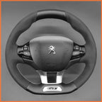 MEWANT Couvre Volant pour Peugeot 208 (GTi/GT Line/GT) / 308 (GT/GTi/GT Line) / 308 SW (GT/GT Line) / 2008 (GT Line) 2015-2019