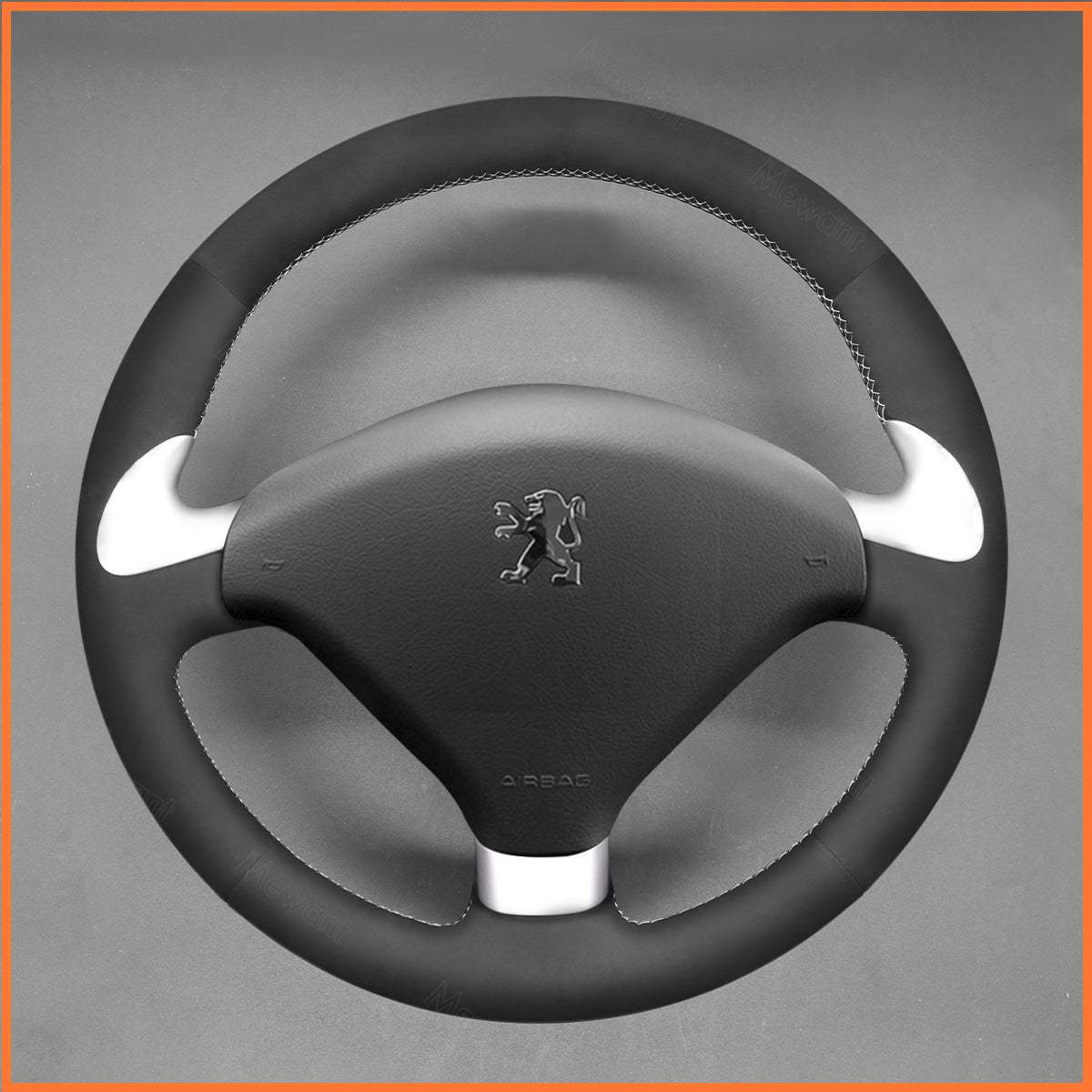 MEWANT Couvre Volant pour Peugeot 307 CC 2004-2008 / 307 (Sport) 2006-2007