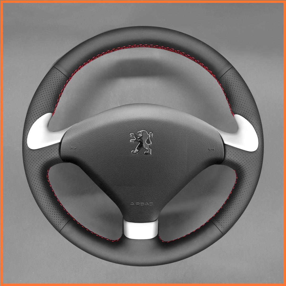 MEWANT Couvre Volant pour Peugeot 307 CC 2004-2008 / 307 (Sport) 2006-2007
